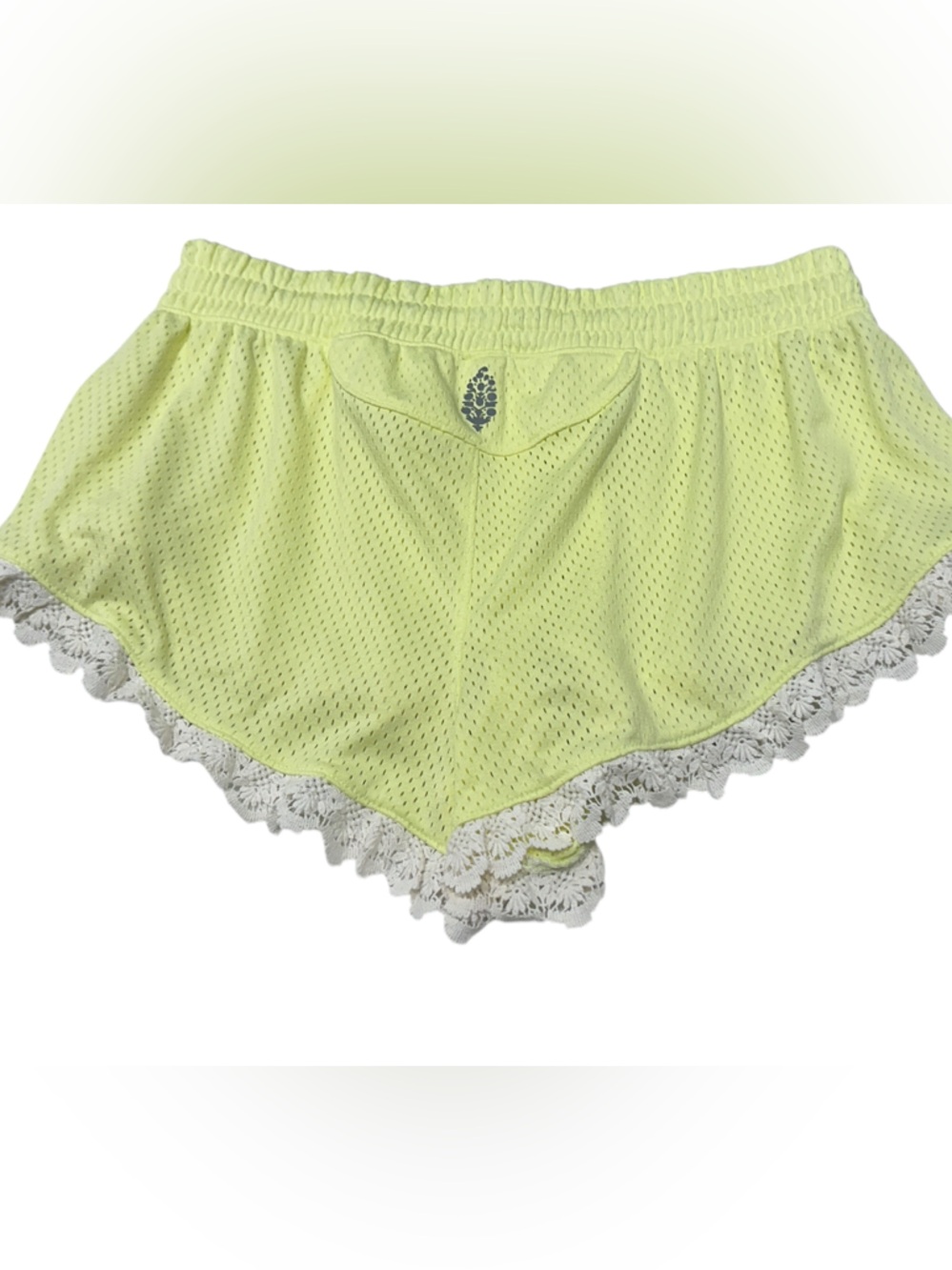 NWT Free People Tip Off Shorts in Sour Citrus - Picture 7 of 8